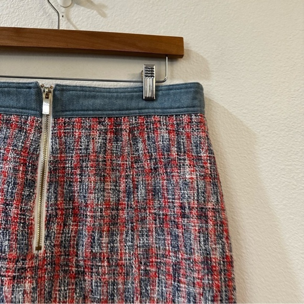 House Of Harlow 1960 Women's Tweed A-Line Mini Skirt Preppy Academia Size‎ 12 - Picture 6 of 11